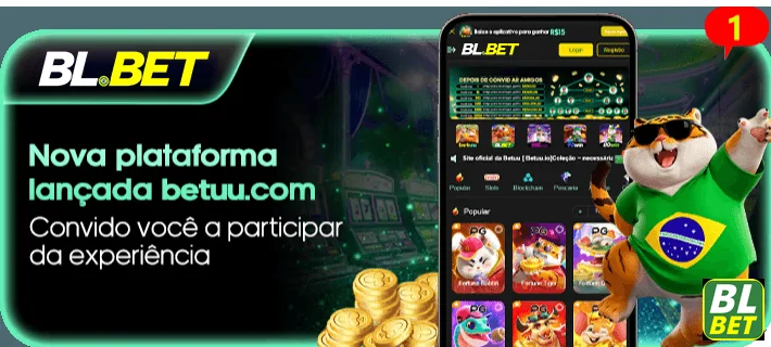 Jogos variados disponíveis no app da blbet.com para mobile